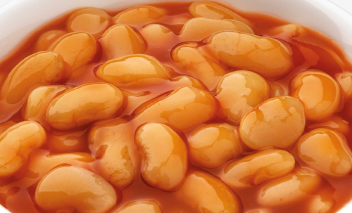 Backed beans in tomato sauce
